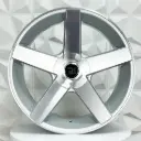 RIN 22X9.5 6-135/139.7 R1 SPORT 5077 SILVER MACHINE FACE ET13 CB87.1