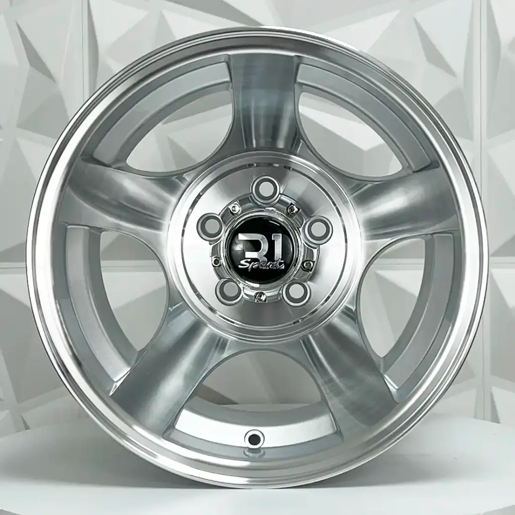 RIN 15X10 5-139.7 R1 SPORT 693 SILVER MACHINE FACE ET-45 CB110