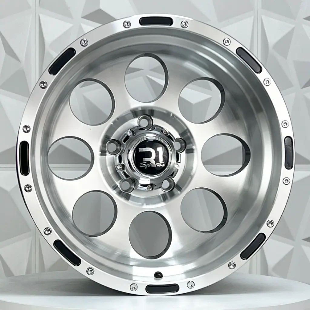 RIN 17X10 6-139.7 R1 SPORT L087 BLACK MF ML ET-27 CB106.1