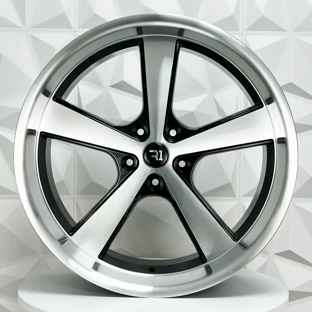 RIN 22X11 5-139.7 R1 SPORT QC5205 BLACK MACHINE FACE MI ET15 CB87.1