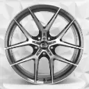 RIN 20X9.5 5-120 R1 SPORT FA754 GUNMETAL MACHINE FACE ET35 CB72.6