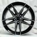 RIN 19X8.5 5-120 R1 SPORT ULF-R23 BLACK MACHINE FACE ET38 CB72.56